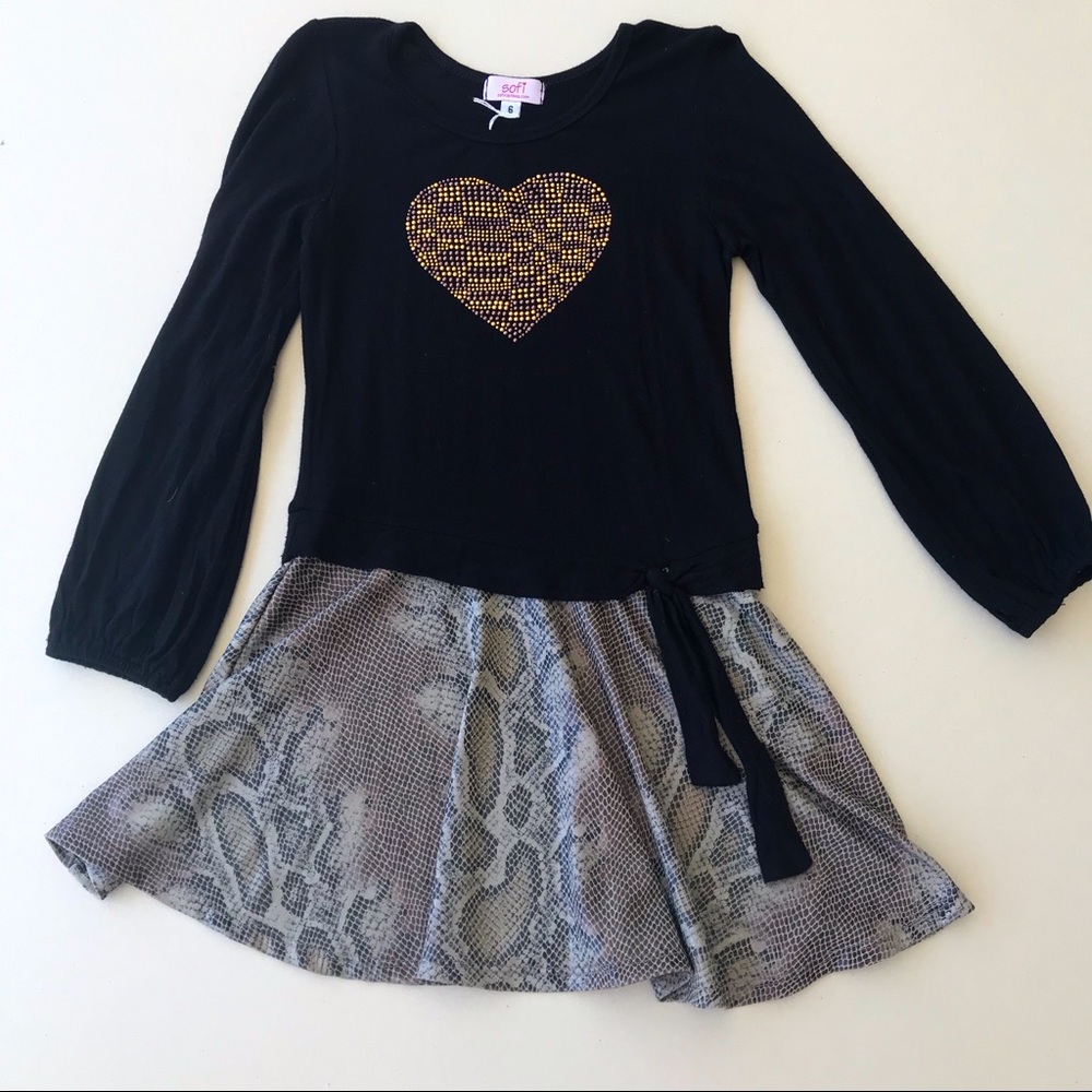 Vintage Sofi snake print dress